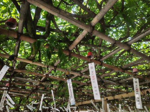 金蛇水神社　風鈴